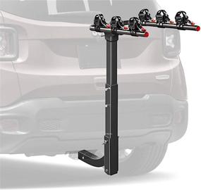 img 4 attached to 🚲 Top-Rated Hitch Rack for Companions Bikes: Bicycle Carrier for Cars & Trucks with 2" Hitch Receiver (3-Bikes)