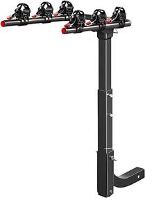 img 3 attached to 🚲 Top-Rated Hitch Rack for Companions Bikes: Bicycle Carrier for Cars & Trucks with 2" Hitch Receiver (3-Bikes)