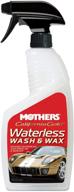 🚗 california gold waterless wash and wax, 24 fl. oz. by mothers logo