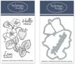 strawberry clear stamps matching dies logo