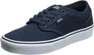 vans vtuy187 atwood canvas skate men's shoes logo