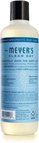 img 2 attached to 🚿 Mrs. Meyer's Clean Day Moisturizing Body Wash - Biodegradable Shower Gel for Women and Men, Cruelty-Free Formula with Essential Oils, Rain Water Scent, 16 oz