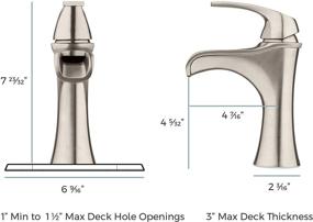 img 3 attached to 🚰 Efficient Water Centerset Bathroom Faucet - Pfister LF042JDKK