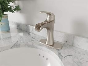 img 2 attached to 🚰 Efficient Water Centerset Bathroom Faucet - Pfister LF042JDKK