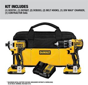 img 3 attached to DEWALT DCK283D2 Compact Cordless Driver