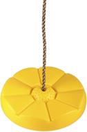 🐒 entertain your kids with the summersdream disc seat rope swing set - easy to hang monkey swing disk in vibrant yellow! логотип