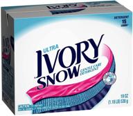 🧺 ivory snow ultra powder laundry detergent, 19 oz. (pack of 1) logo