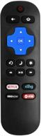 📺 enhanced hitachi roku tv experience: universal remote with volume & tv power control (roku built-in tv) logo