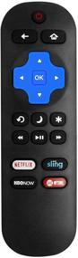 img 4 attached to 📺 Enhanced Hitachi Roku TV Experience: Universal Remote with Volume & TV Power Control (Roku Built-in TV)