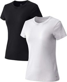 img 4 attached to 🏋️ Women's TSLA Dry Fit Wicking Shirts: 1 or 2-Pack for Active Sports, Running, Exercise & Gym