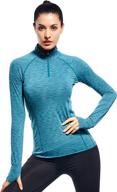 quarter workout running pullover thumbhole sports & fitness for team sports logo