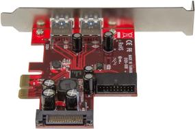 img 1 attached to 💻 StarTech.com 4 Port PCI Express USB 3.0 Card with UASP Support & SATA Power