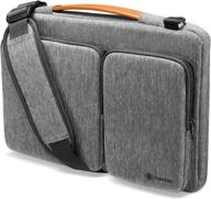 🔒 premium 360 protective laptop shoulder bag for 13-inch macbook air & pro, surface pro, waterproof sleeve case logo