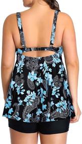 img 3 attached to 👙 Stylish Yonique Tankini Swimsuits: Trendy Swimwear for Women's Clothing