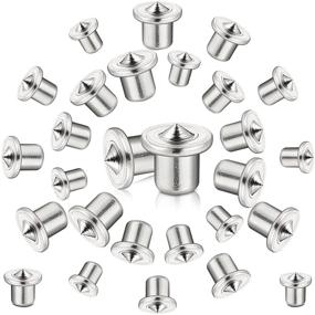 img 1 attached to ⚒️ Premium 28-pc Dowel and Tenon Center Transfer Plugs Set with Case - Woodworking Tool Accessories for Accurate Hole Drilling (4 Sizes: 1/4", 5/16", 3/8", and 1/2")