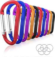 aluminum carabiner accessories traveling craebuer logo