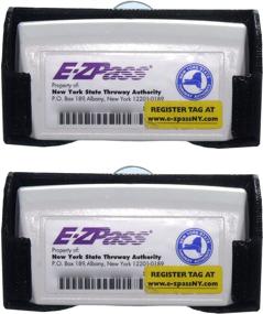 img 3 attached to 🚘 Convenient Toll Transponder Holder for New I-Pass and EZ Pass - Free Thought Designs (2 Pack) - 3 Point Mount