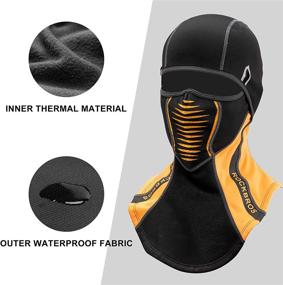 img 1 attached to ❄️ Windproof Thermal Fleece Ski Mask Balaclava for Cold Weather - Men and Women