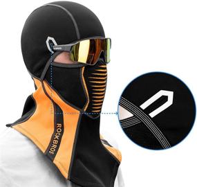img 3 attached to ❄️ Windproof Thermal Fleece Ski Mask Balaclava for Cold Weather - Men and Women