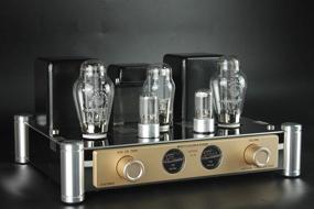 img 3 attached to 🎵 BoyuuRange A50 MKIII 300B HiFi Integrated Tube Amplifier - Single-End Class A Valve Amp with Tube Cage