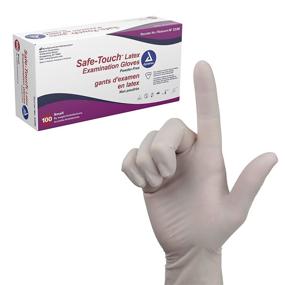 img 4 attached to 🧤 Dynarex Safe-Touch Latex Gloves, Powder-Free, Small, Bisque (Box of 100)