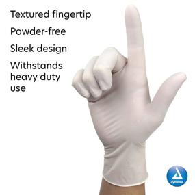 img 1 attached to 🧤 Dynarex Safe-Touch Latex Gloves, Powder-Free, Small, Bisque (Box of 100)