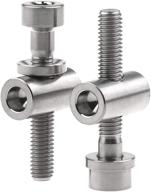 🚲 wanyifa titanium seatpost bolts - m5x30mm with nut and washer - ideal for thomson seatpost cycling logo