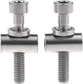 img 2 attached to 🚲 Wanyifa Titanium Seatpost Bolts - M5x30mm with Nut and Washer - Ideal for Thomson Seatpost Cycling