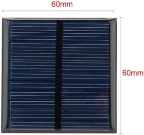 img 2 attached to uxcell 5Pcs 5.5V Poly Mini Solar Cell Panel Module - DIY for Light Toys Charger 60mm x 60mm