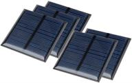 uxcell 5pcs 5.5v poly mini solar cell panel module - diy for light toys charger 60mm x 60mm logo