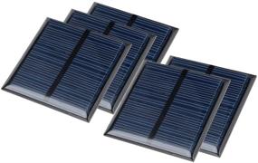 img 4 attached to uxcell 5Pcs 5.5V Poly Mini Solar Cell Panel Module - DIY for Light Toys Charger 60mm x 60mm