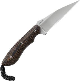 img 3 attached to 🔪 Compact Utility Neck Knife: CRKT S.P.E.W. EDC Fixed Blade Knife with Sheath - Bead Blast Blade, Textured G10 Handle, Nylon Sheath, Belt Loop 2388