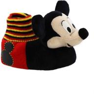 mickey mouse toddler boys plush 3d head sock top slippers by disney logo