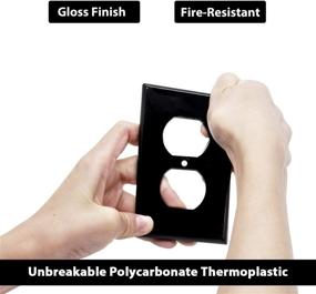 img 3 attached to BESTTEN 1 Gang Standard Unbreakable Polycarbonate Electrical