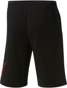 img 2 attached to PUMA Shorts Cotton Black High Large Men's Clothing for Active