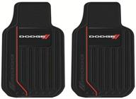 durable plasticolor 001619r01 elite 'dodge' automotive floor mat set: ultimate style and protection! logo