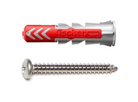 img 4 attached to Fischer DUOPOWER Universal Anchor Screws Fasteners: Superior Anchoring Solutions