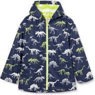 🌧️ waterproof hatley boys' splash jacket: stay dry in style! logo