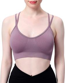 img 2 attached to Sicoozoe Womens Cross Back Sports