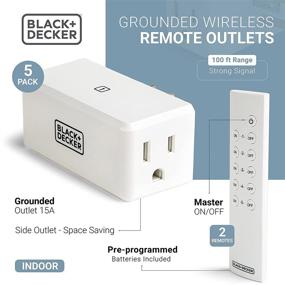 img 2 attached to 🔌 Decker Wireless Remote Control Outlet Remotes