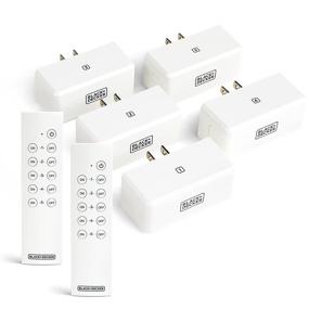 img 4 attached to 🔌 Decker Wireless Remote Control Outlet Remotes