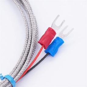 img 2 attached to 🌡️ Twidec 1/4" Screw Probe Temperature Sensor K Type Thermocouple with 2 Meters Cable - Temperature Range from 0 to 600°C (Model: LT-104)