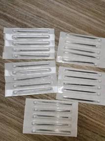 img 2 attached to 💉 50PCS Mixed Stainless Steel Sterile Disposable Piercing Needles - 12G 14G 16G 18G 20G - Perfect for Ear, Nose, Navel, Nipple, Lip Piercing