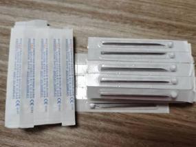 img 1 attached to 💉 50PCS Mixed Stainless Steel Sterile Disposable Piercing Needles - 12G 14G 16G 18G 20G - Perfect for Ear, Nose, Navel, Nipple, Lip Piercing