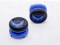 🎮 dark blue silicone thumbstick grip extenders for playstation 4 ps4 xbox 360 ps3 - heightening analog stick caps & joystick covers логотип