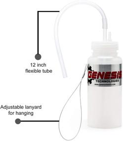 img 3 attached to 🔧 Genesis Universal Brake Bleeder Bottle: Optimized for Solo Use with Stainless Steel Cable Mount and 12 Inch Fluid Tube