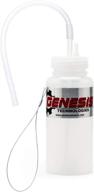 🔧 genesis universal brake bleeder bottle: optimized for solo use with stainless steel cable mount and 12 inch fluid tube logo