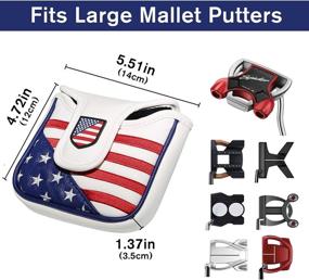 img 3 attached to Stripes Patriotism Headcover Protect Taylormade
