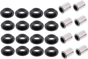 img 4 attached to 🛠️ Enhance Suspension Performance with PLSUSJHAO Upper Lower Front Rear Shock Bushing Bearings Kit for Arctic Cat 250-650 Models 7210001 0604-310