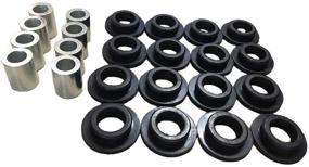 img 3 attached to 🛠️ Enhance Suspension Performance with PLSUSJHAO Upper Lower Front Rear Shock Bushing Bearings Kit for Arctic Cat 250-650 Models 7210001 0604-310